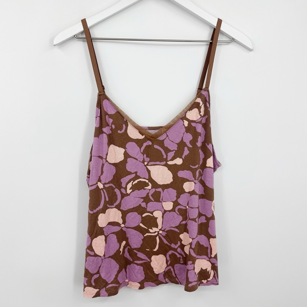 Stars Above Floral Pajama Camisole Top Size 2X Discontinued Line